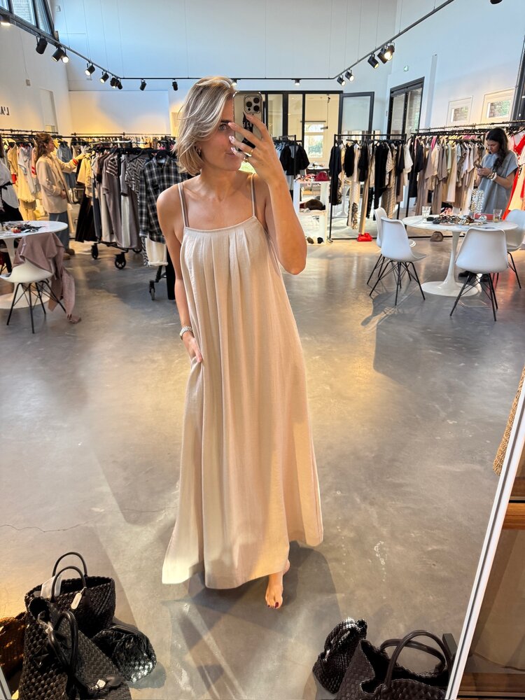 Co'Couture EvaCC Strap Dress Walnut