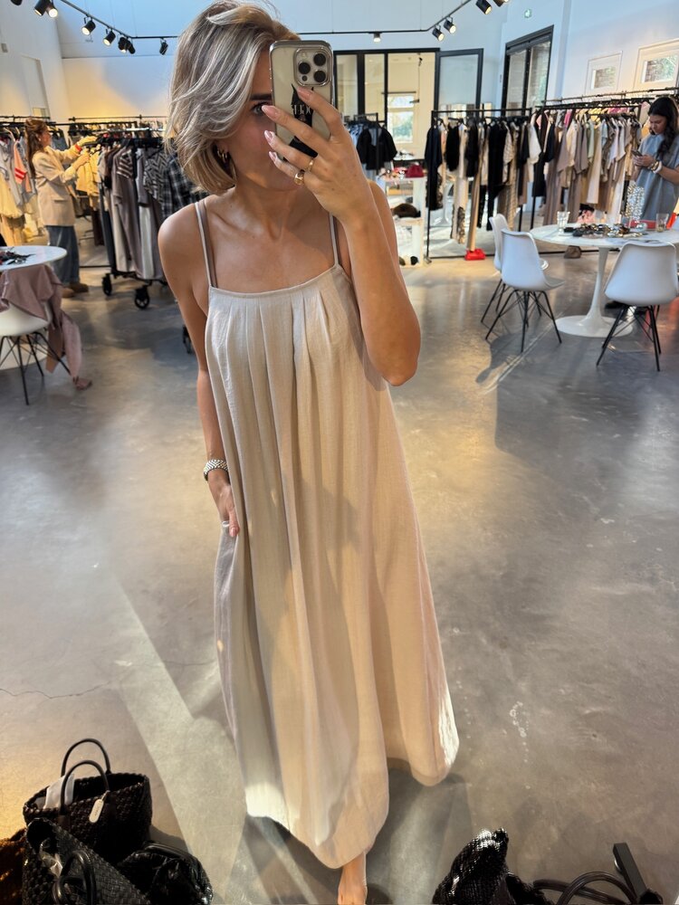 Co'Couture EvaCC Strap Dress Walnut