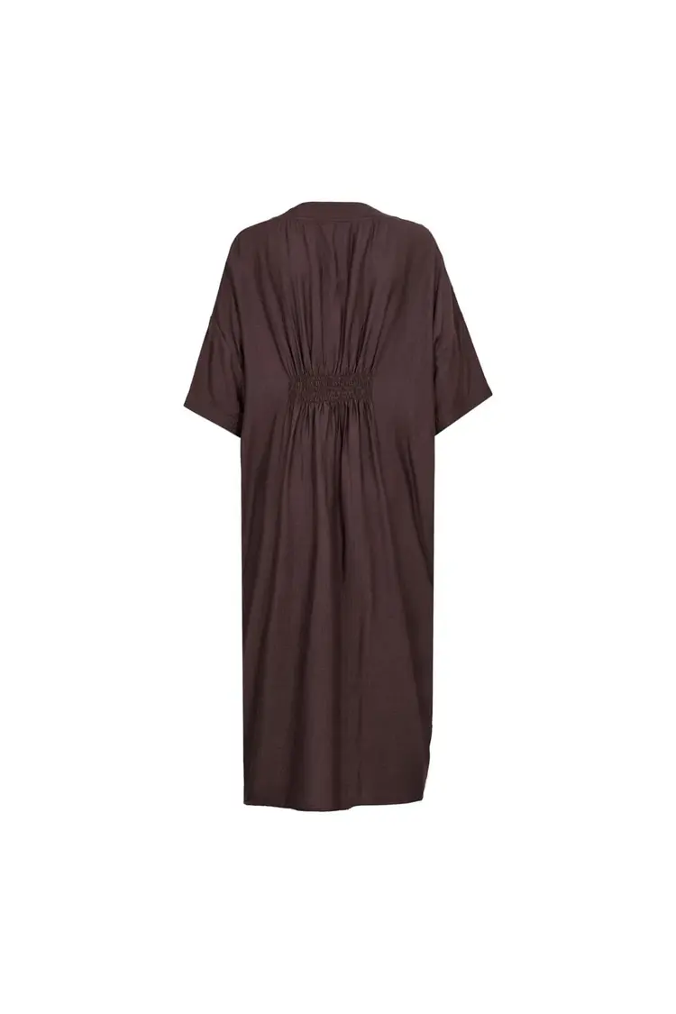 Co'Couture HeraCC Tunic V-Dress Dark Brown