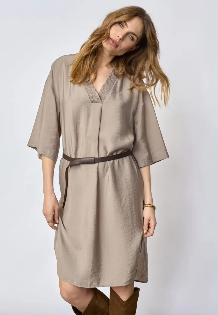 Co'Couture CallumCC Pleat Tunic V-Dress