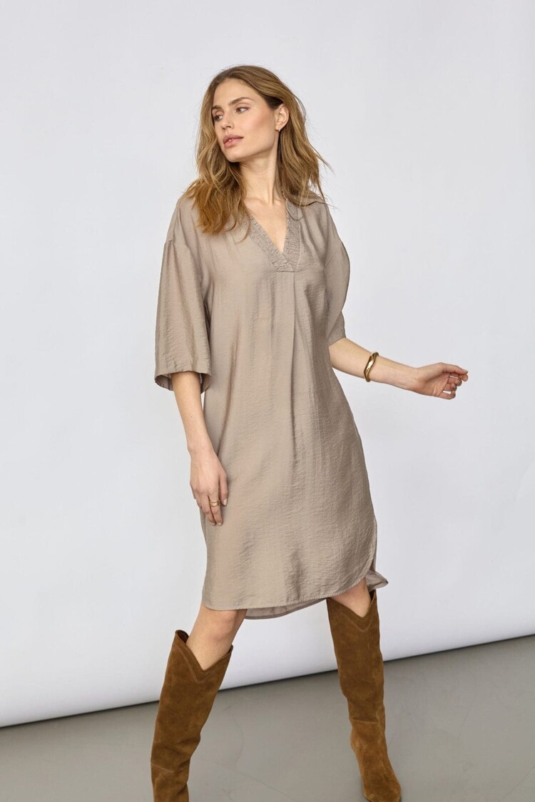 Co'Couture CallumCC Pleat Tunic V-Dress