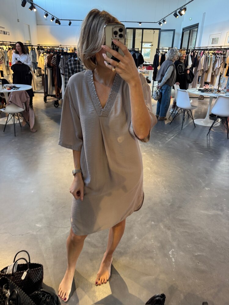 Co'Couture CallumCC Pleat Tunic V-Dress