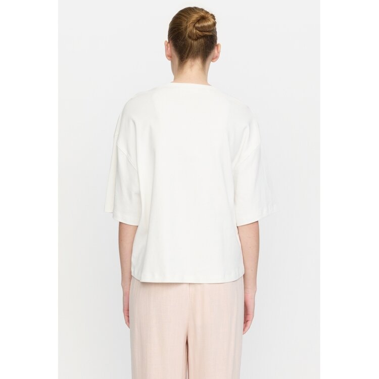 Soft Rebels Hella Wide T-Shirt Gots Snow White