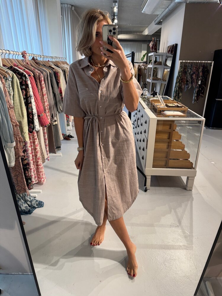 Soft Rebels Ebbi Shirt Dress Bison