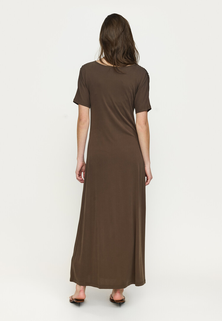Soft Rebels Ella Drape Dress Slate