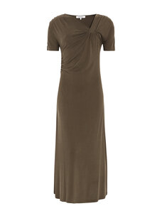 Soft Rebels Ella Drape Dress Slate