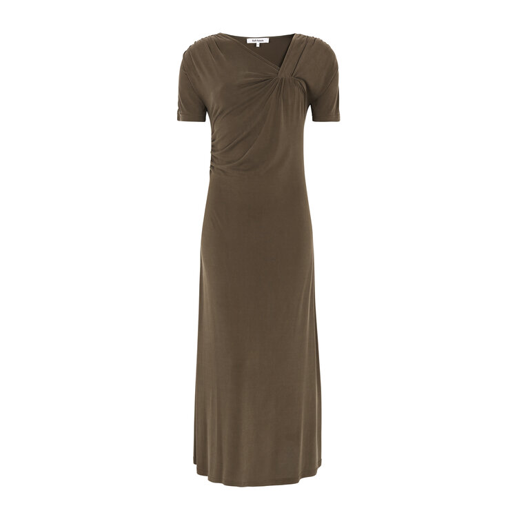 Soft Rebels Ella Drape Dress Slate