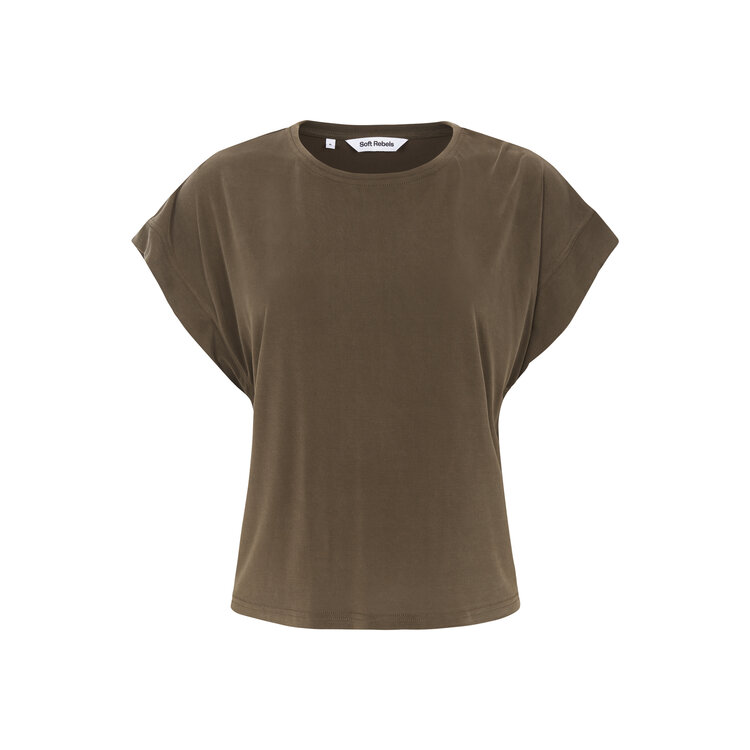 Soft Rebels Ella Boxy T-Shirt Slate