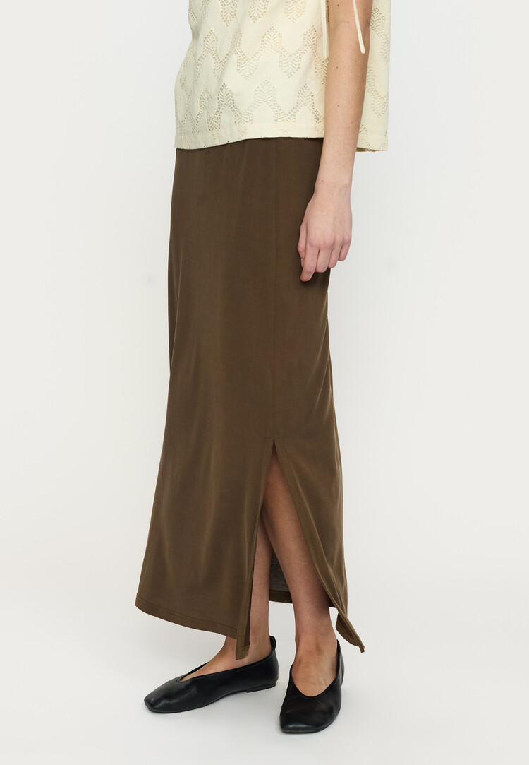 Soft Rebels Ella Midi Skirt Slate