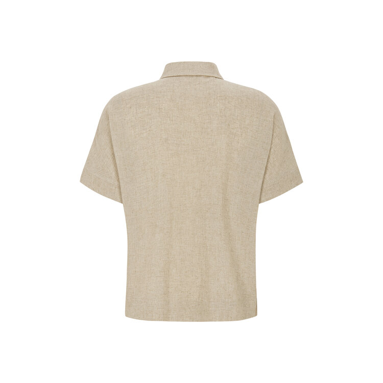 Soft Rebels Yindi Freedom SS Shirt Ecru Melange