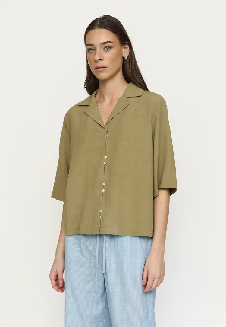 Soft Rebels Dale Shirt Covert Green