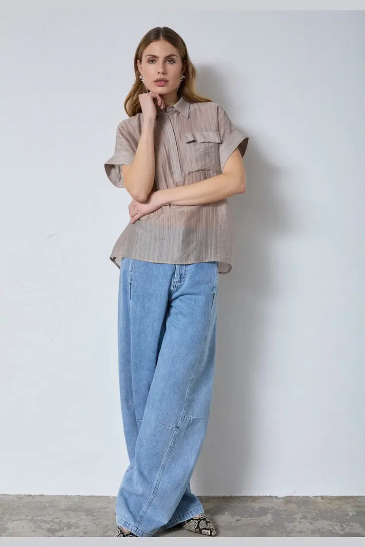 Co'Couture ReggieCC Top Taupe