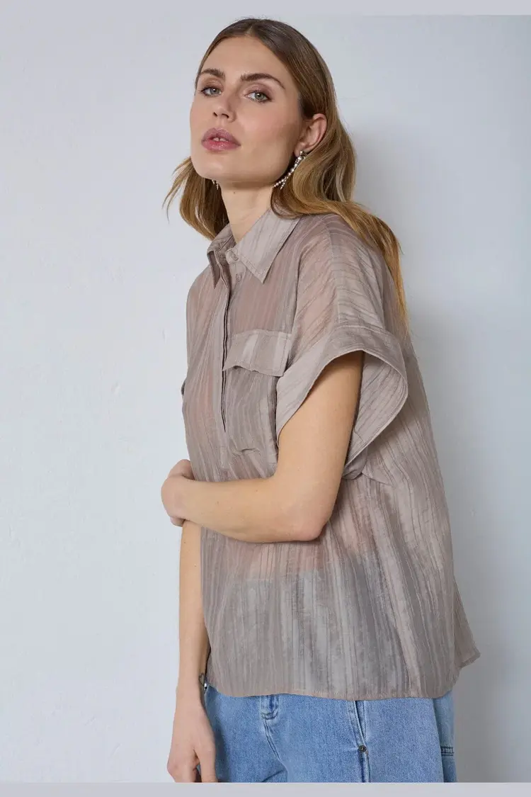 Co'Couture ReggieCC Top Taupe