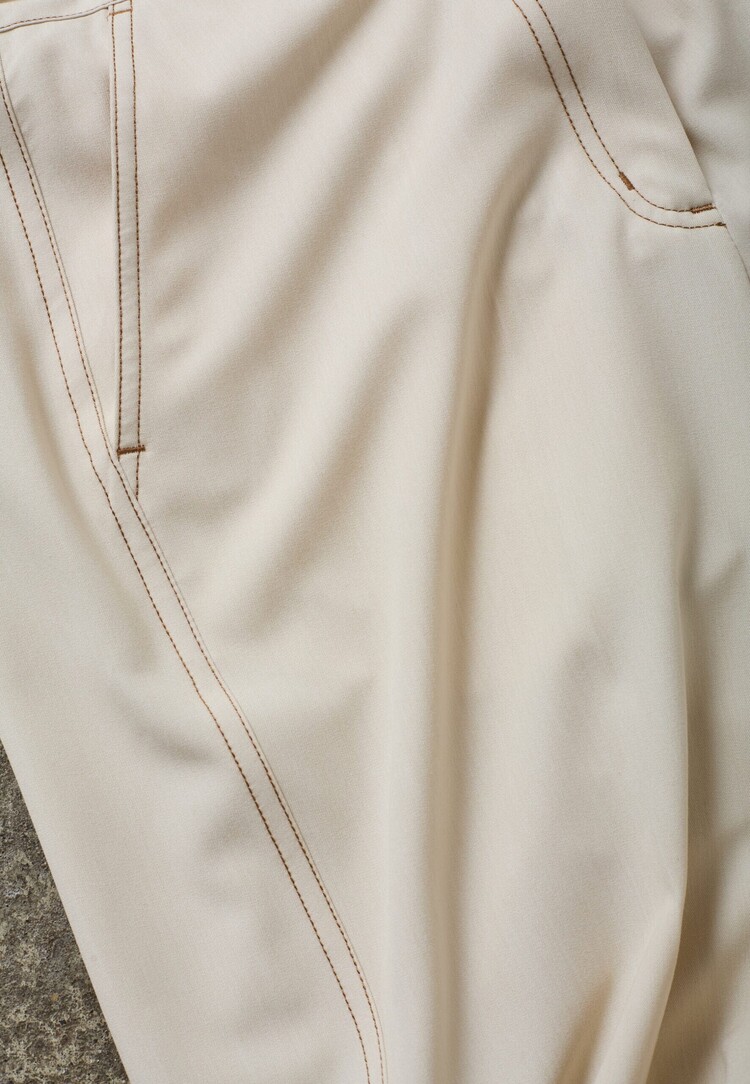 Co'Couture TerryCC Denim LL Pant Bisquit