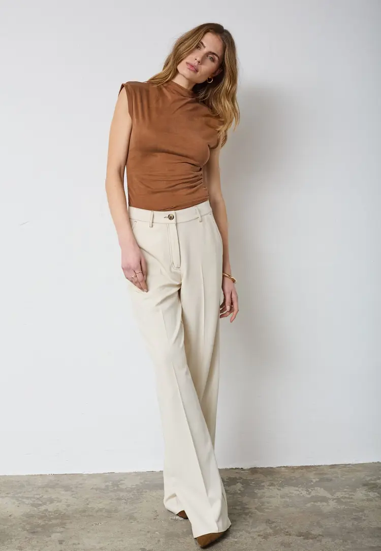 Co'Couture TerryCC Denim LL Pant Bisquit