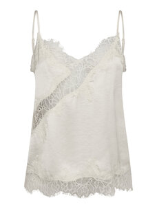 Co'Couture IdunCC Lace Top Off White