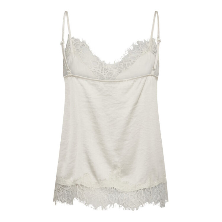 Co'Couture IdunCC Lace Top Off White