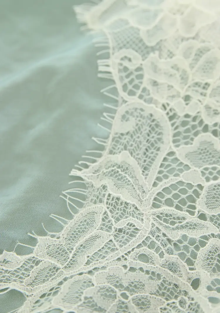 Co'Couture IdunCC Lace SS Blouse Mint