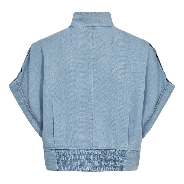 Co'Couture TillyCC Vest Fade Denim