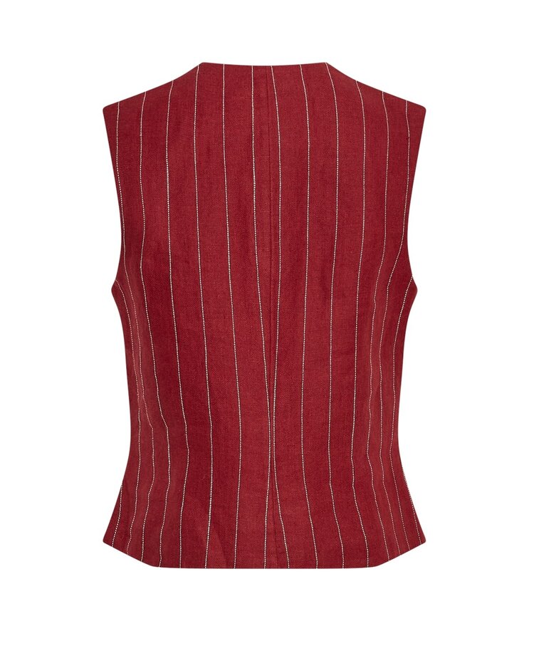 MSCH Claritte Waistcoat STP Rhubarb/B Sand