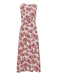 MSCH Vildana SL Dress Aop Rhubarb Flower