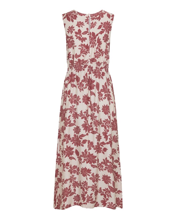 MSCH Vildana SL Dress Aop Rhubarb Flower