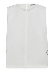 Co'Couture ColetteCC Embroidery Top Off-White