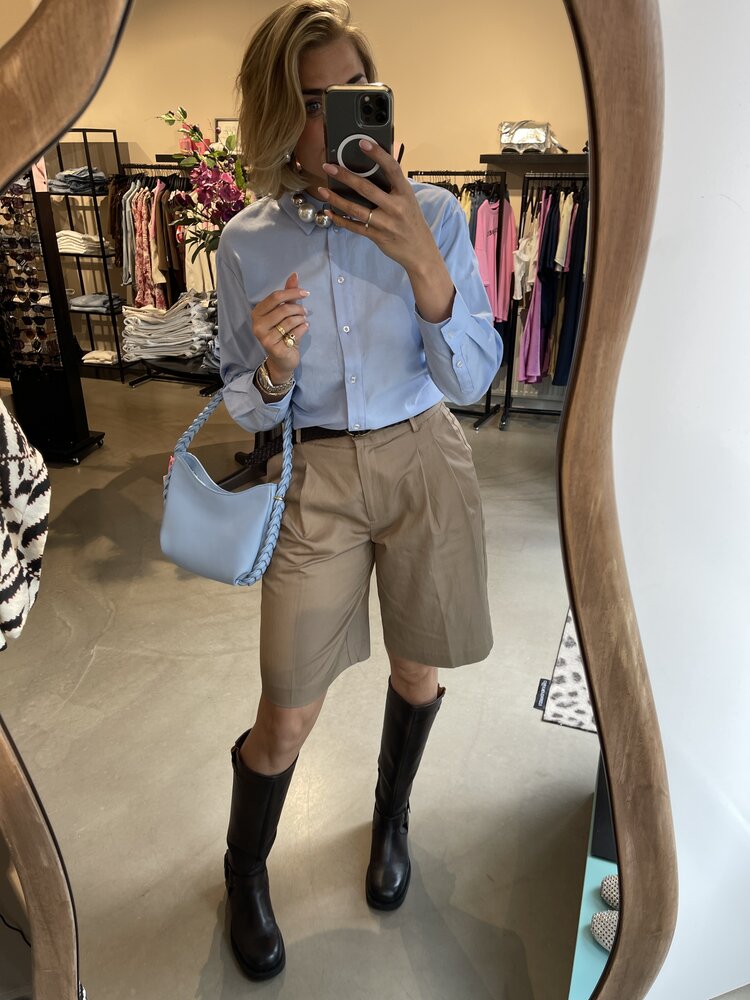 Selected Femme Wide Amour HW Bermuda Shorts