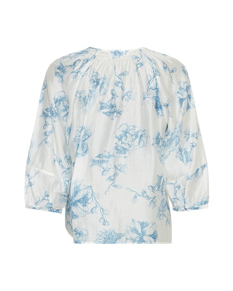 MSCH Evangelia 3/4 Top Aop M Blue Flower