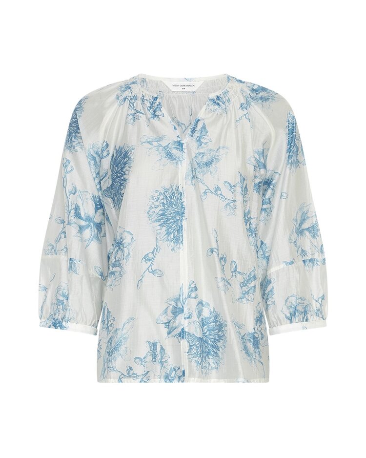 MSCH Evangelia 3/4 Top Aop M Blue Flower