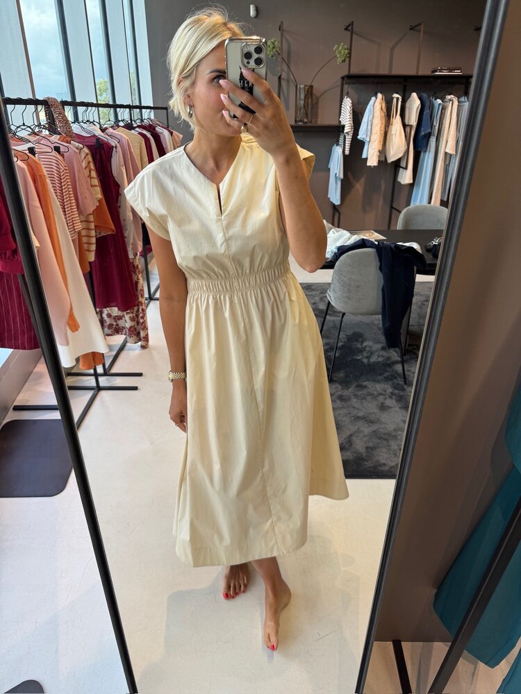 MSCH Wiliane SL Dress Bleached Sand