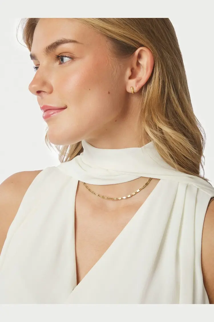 Neo Noir Inge Chiffon Top Off White