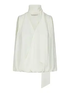 Neo Noir Inge Chiffon Top Off White