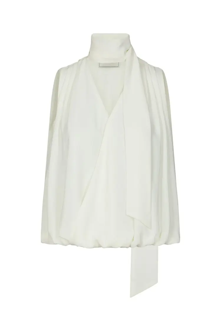 Neo Noir Inge Chiffon Top Off White