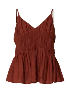 Selected Femme Jackie Strap Top B Cherry Mahogany