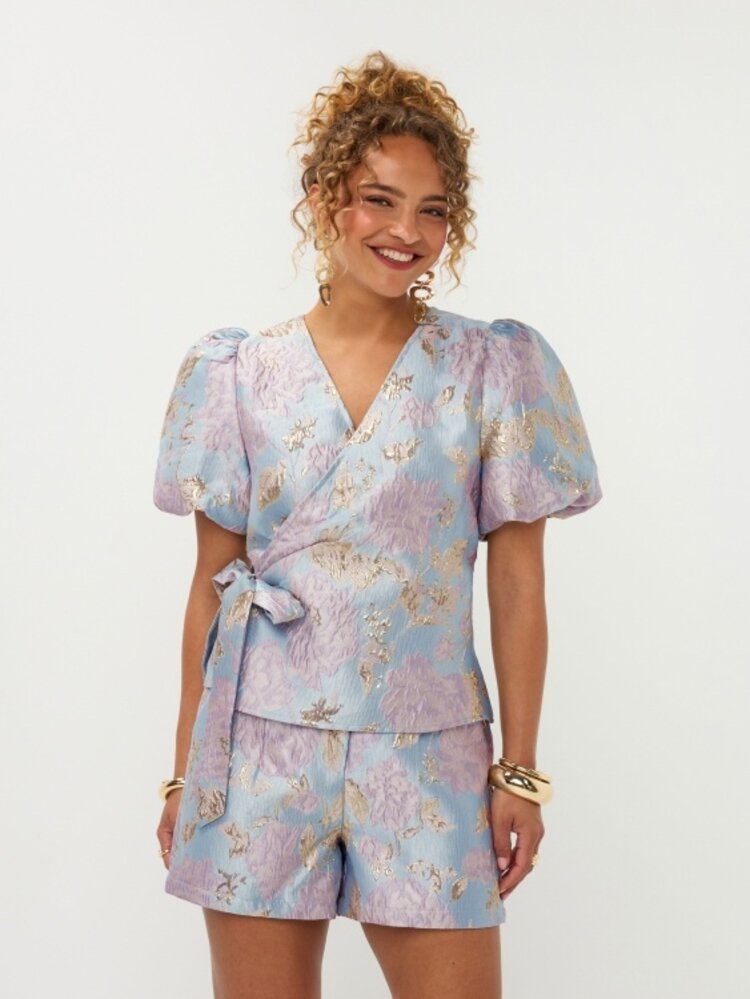 Ydence Top Liza Light Blue