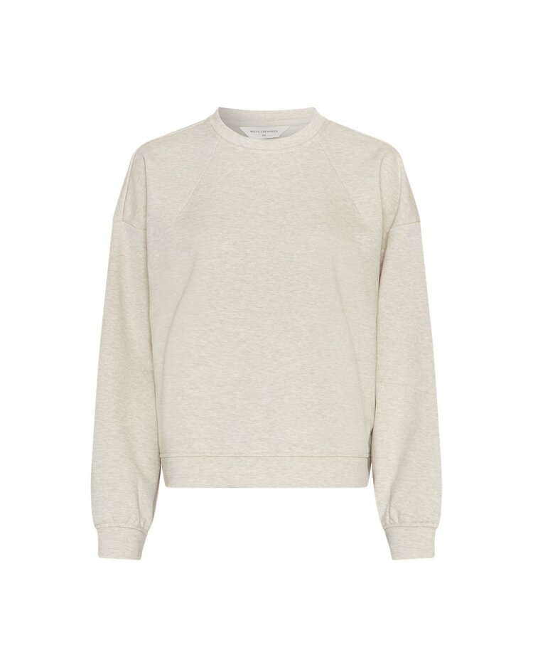 MSCH Taia Briena Sweatshirt Oatmeal Melange