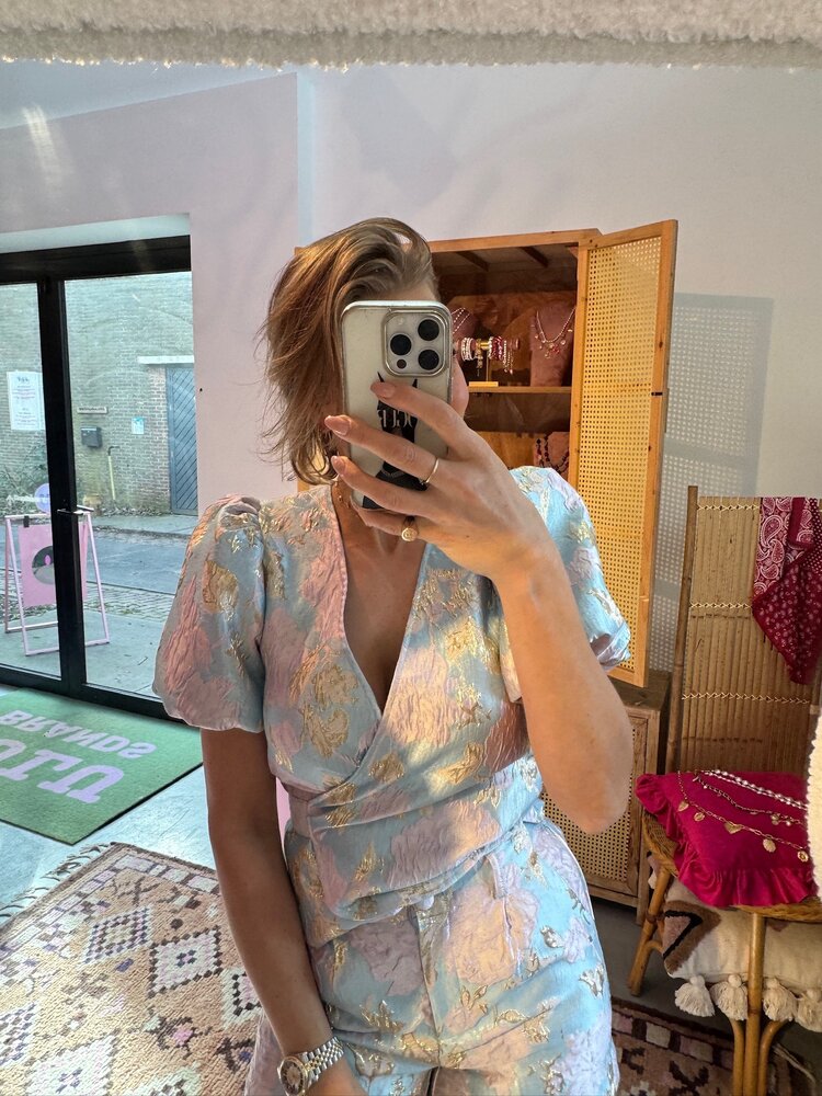 Ydence Top Liza Light Blue