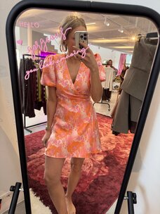 Ydence Dress Kelly Orange