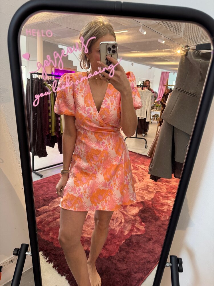 Ydence Dress Kelly Orange