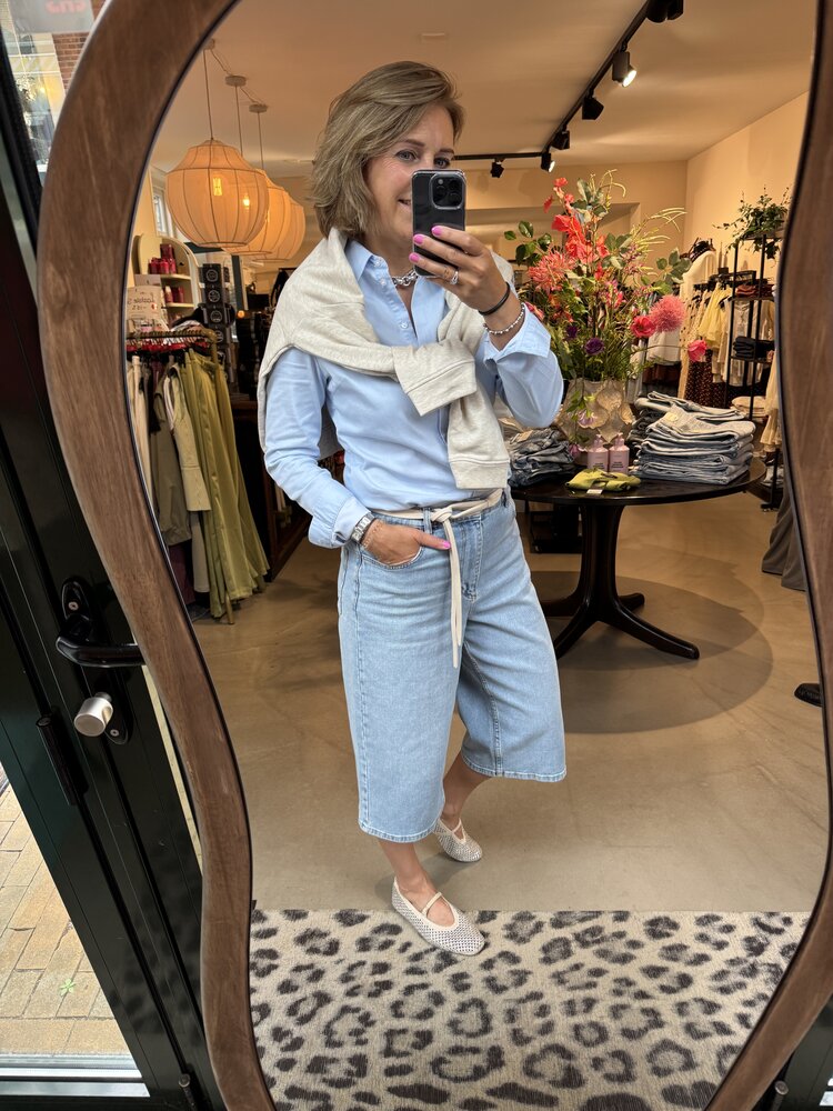 MSCH Taia Briena Sweatshirt Oatmeal Melange