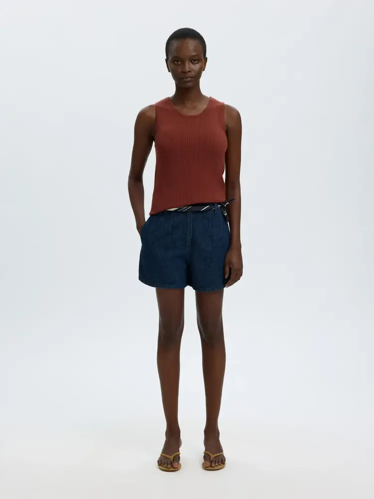 Selected Femme Helle Pointel LS Knit Top