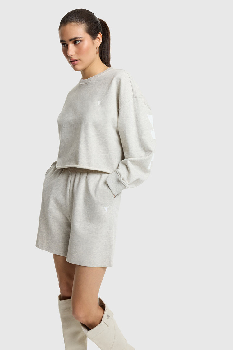Alix The Label Ladies Knitted Back Print Sweater