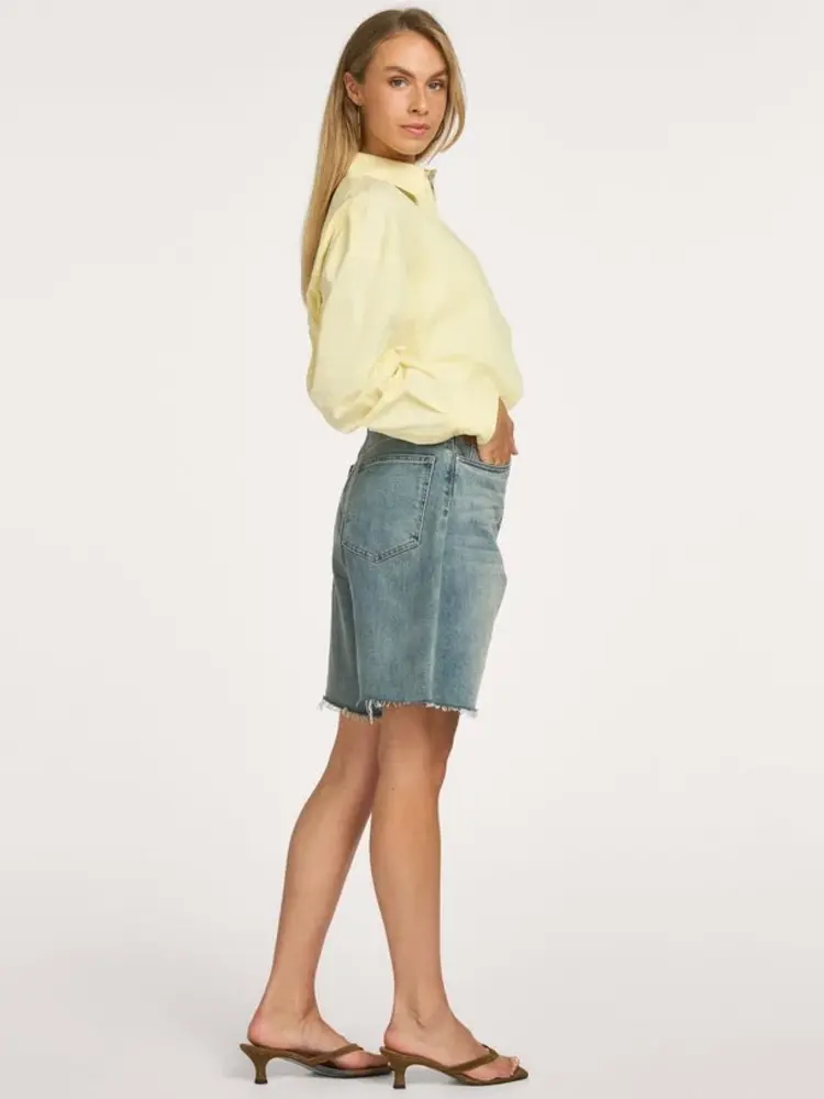 Alix The Label Ladies Woven Oversized Blouse Soft Yellow