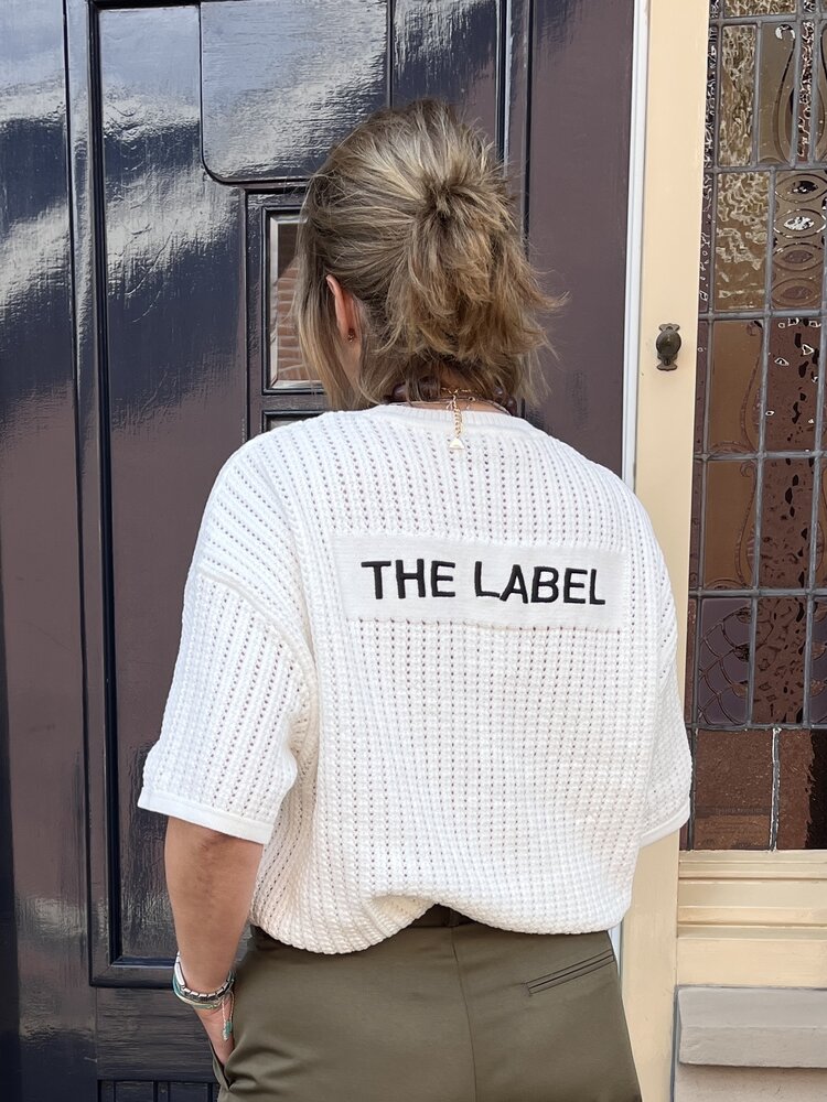 Alix The Label Ladies Knitted Ajour Top Cream