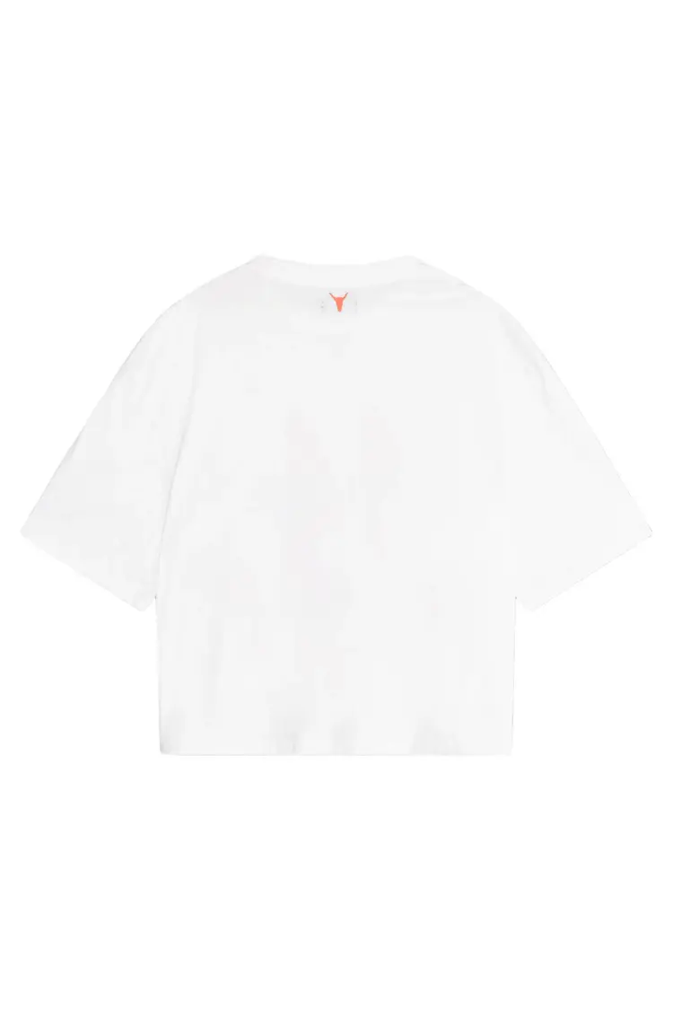 Alix The Label Ladies Knitted 14 The Label T-Shirt Soft White