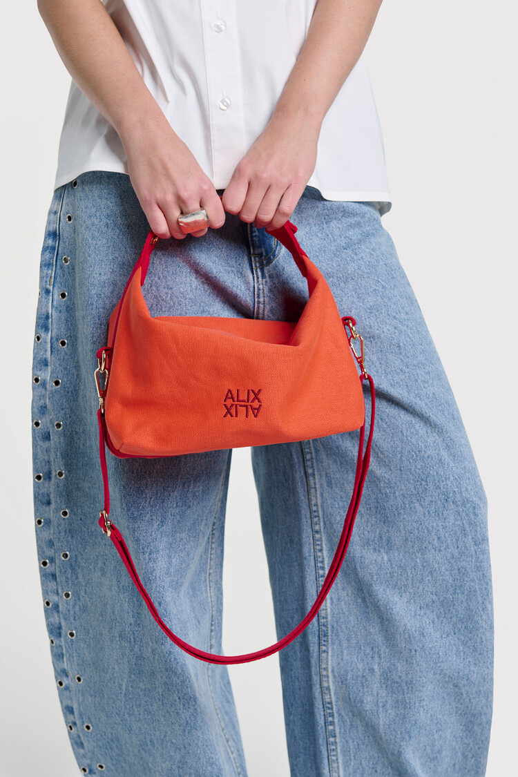 Alix The Label Ladies Woven Clean Small Bag Orange
