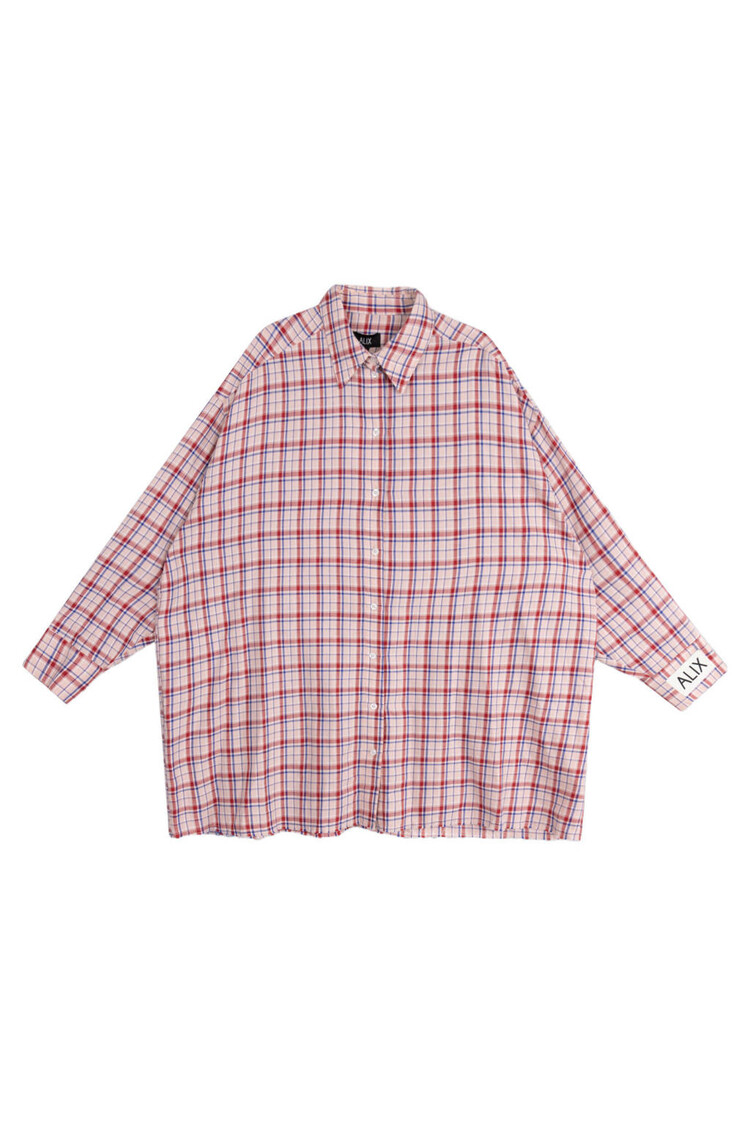 Alix The Label Ladies Woven Check Dress Multi Colour