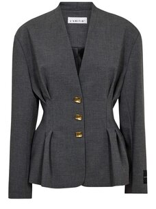 Haute L'Amitié Enna Waist Pleat Blazer Antracit