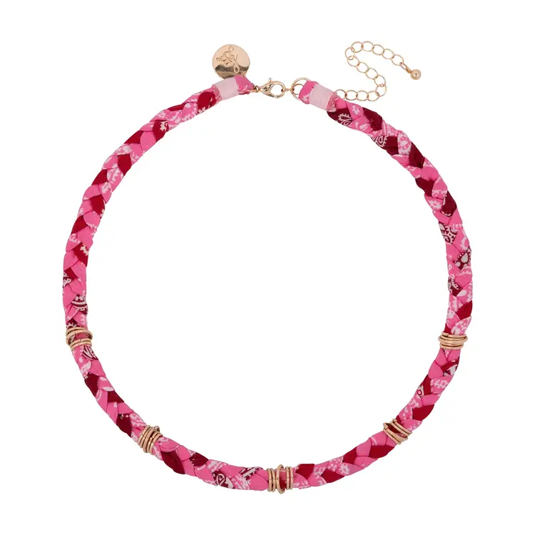 Bulu Brands The Lola Necklace Pink Red